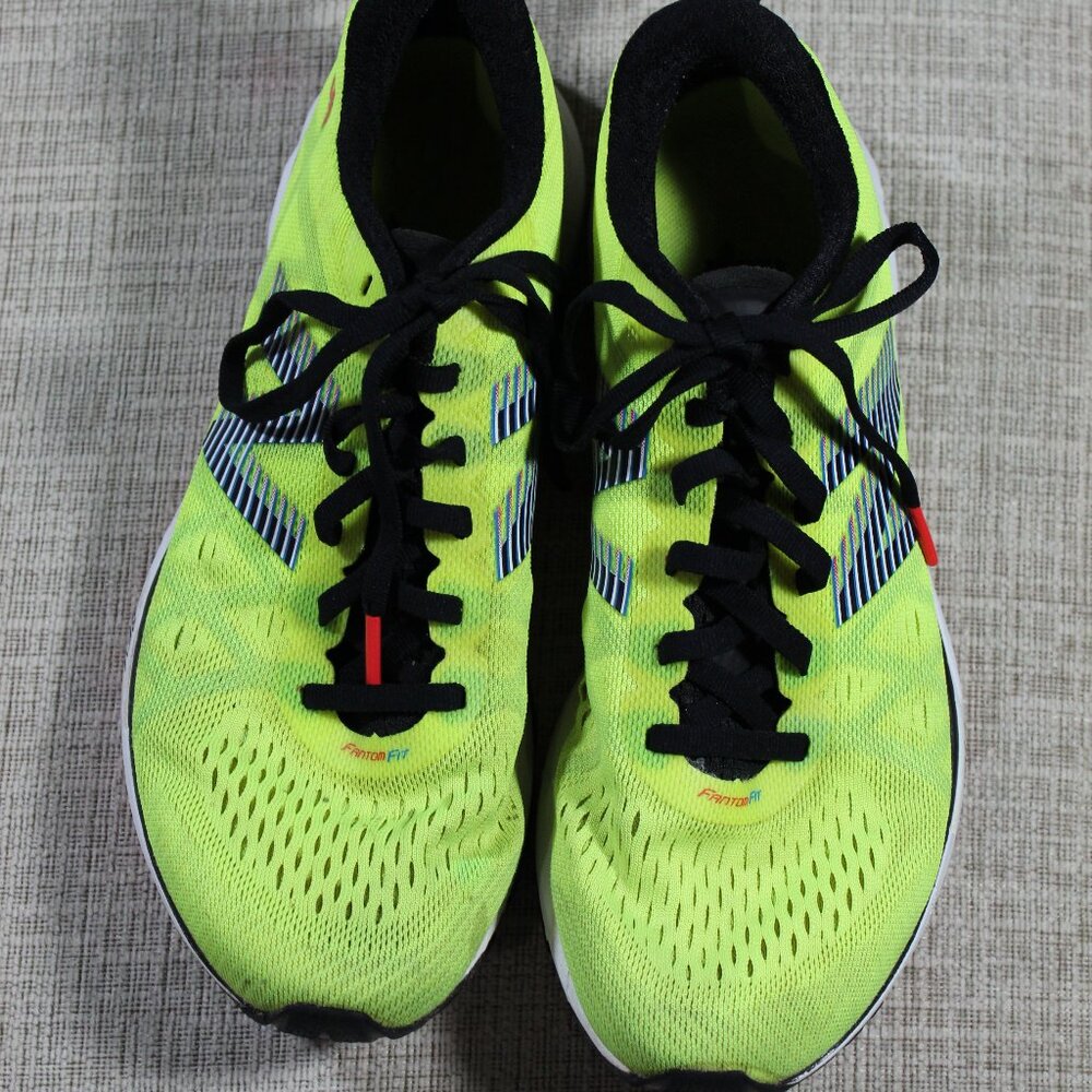 New Balance Size 8 Racing Fantom Fit 1500 Rev Lite Yellow Black Running Shoes